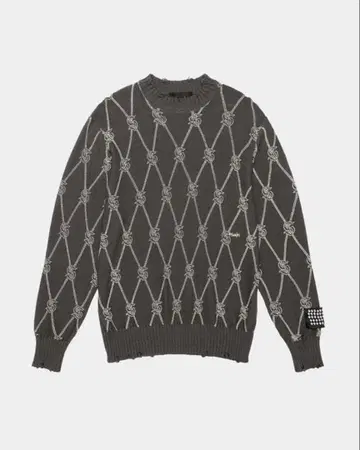 ksubi 그레이 니트 스웨터
