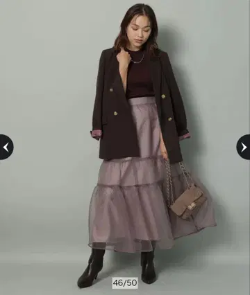 알페이지 오리지널 자켓 브라운 x 핑크 S 완판