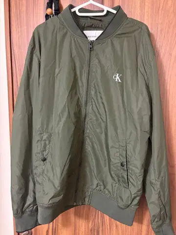 Calvin Klein Jeans MA-1 자켓 XL 올리브 그린