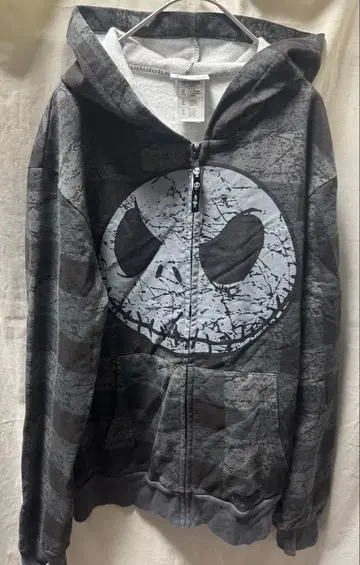 나이트메어 비포 크리스마스 잭 스켈링턴 후드티 풀 집업