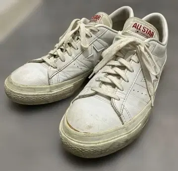 컨버스 원스타 화이트 x 화이트 가죽 단종