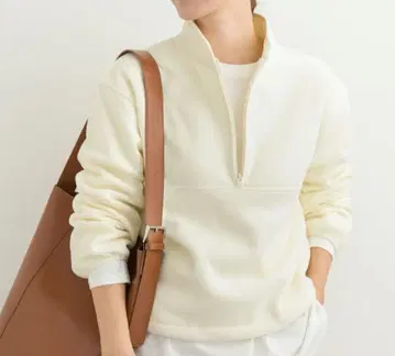 어반 리서치 도어스 완판 피케 플리스 하프 지퍼 풀오버