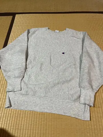 90s Champion Reverse Weave L 그레이 눈 있음