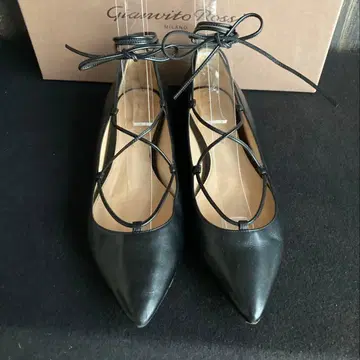 Gianvito Rossi 새상품급 펌프스 플랫슈즈 가죽 끈