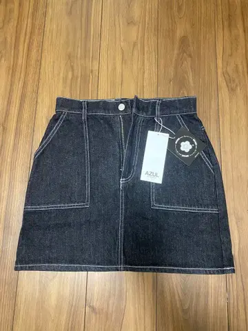 [ AZUL & MARY QUANT ] 데님 미니 스커트