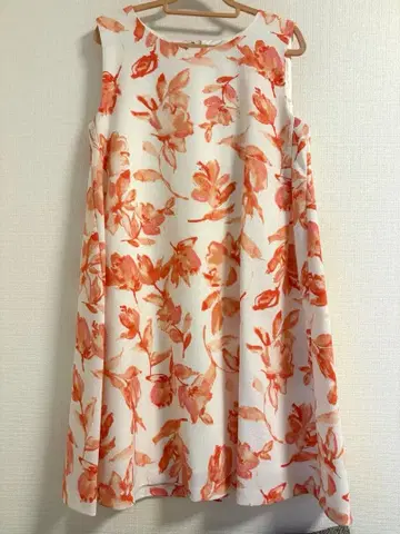 MERCURYDUO 꽃무늬 슬리브리스 원피스 S