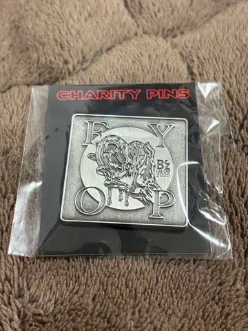 B'z LIVE-GYM2025 FYOP 차리티 핀 배지 미개봉 새상품