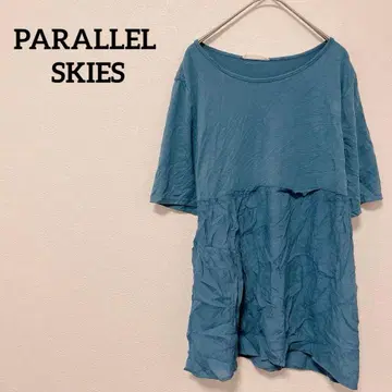 PARALLEL SKIES [ Free size ] 반팔 튜닉 파랑
