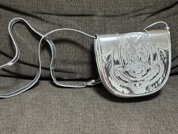 미키마우스 실버 숄더백