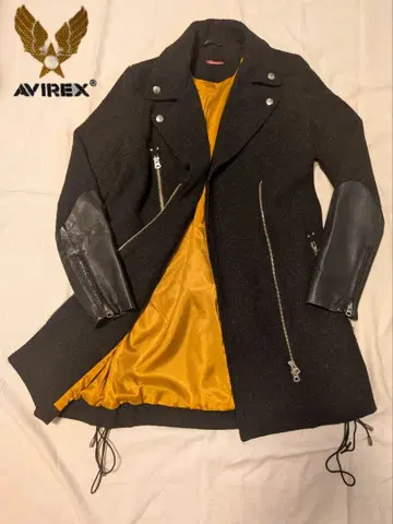 AVIREX 라이더스 코트 램 가죽 산양 M 사이즈