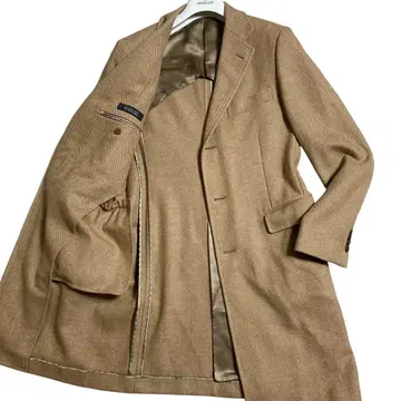 새상품급 UNITED ARROWS 캐시미어 혼방 체스터 코트 헤링본