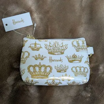 Harrods 왕관 패턴 파우치
