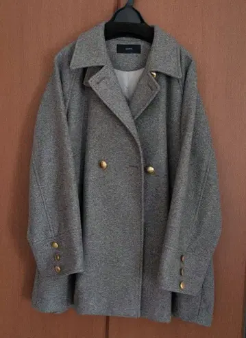 SHIPS 울 라이크 저지 멜톤 2WAY P코트