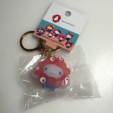 먀쿠먀쿠 입체 마스코트 클리어 컬러 키링 시나몬 클리어 만박