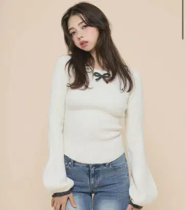 AND MARY Baby ribbon knit tops