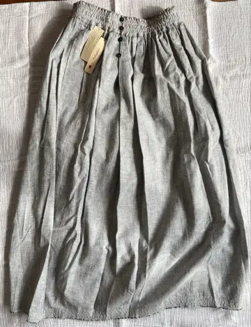 새상품급 미사용 새상품 요건 레일 코쿤 스커트 린넨 면