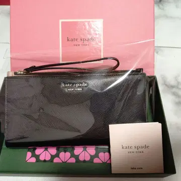 케이트 스페이드 블랙 가죽 장지갑