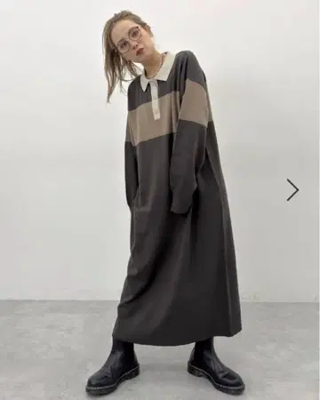 니코앤드 [MODE NORM CORE] 라거 맥시 니트 원피스 L