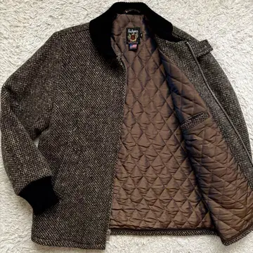 USA Schott 트위드 자켓 호두 버튼 퀼팅 L