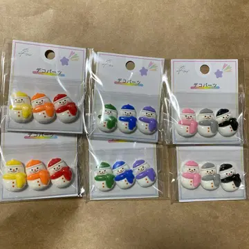 눈사람 데코 부품 스노우맨 캔두 2세트