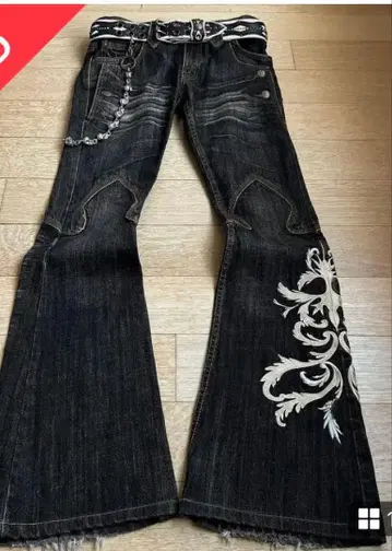 부츠컷 데님 y2k