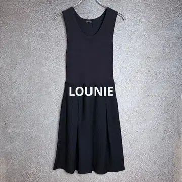 LOUNIE 슬리브리스 원피스 네이비 M 사이즈