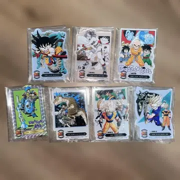 드래곤볼 제일복권 F상 아크릴 스탠드 총 7점