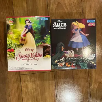 SEGA 디즈니 피규어 세트 백설공주 앨리스