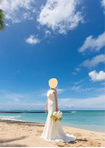 [ 7호 ] 전체 레이스 웨딩 드레스