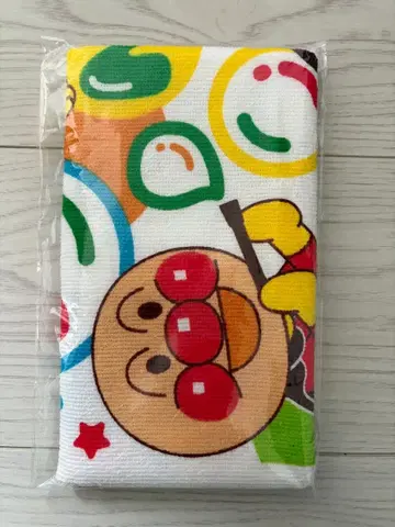 새상품 미개봉 호빵맨 페이스 타월 비눗방울