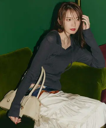 코코딜 택 포함 새상품 스키퍼 리브 니트 25AW