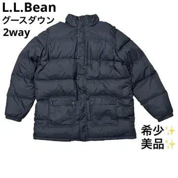 레어 새상품급 L.L.Bean 엘엘빈 구스 다운 자켓 블랙 두꺼운