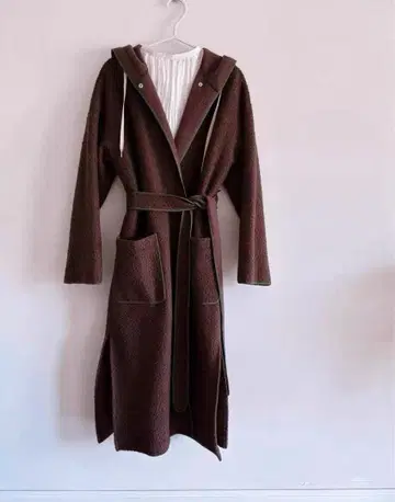 EARIH 아리 푸드코트 브라운 배색 귀여운 워셔블 일본제