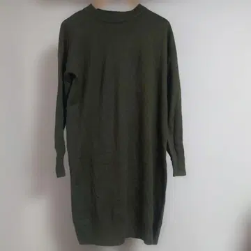 로리즈팜 니트 롱 원피스 M 카키 LOWRYSFARM