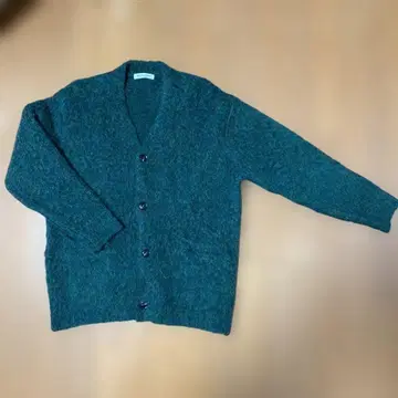 FREAK'S STORE 남성용 그린 니트 가디건