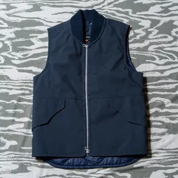 nonnative 논네이티브 네이비 더블 집업 워크 베스트