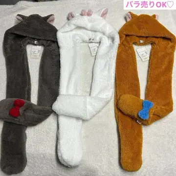 디즈니 아리스토캣 마리 베를리오즈 툴루즈 머플러 모자