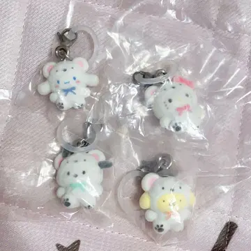 산리오 포근포근 스노우 메지루시 액세서리