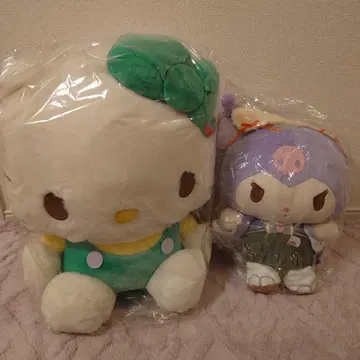 헬로키티 쿠로미 봉제 인형 2개 세트