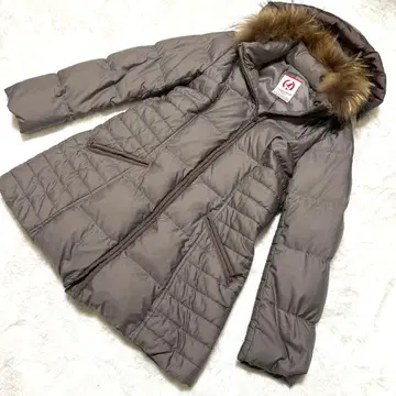 ensuite 다운 자켓 코트 캐나디안 덕 다운 퍼 포함 L