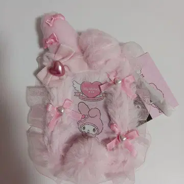 마이멜로디 My Melody 메로우사로미우사 카드 케이스 핑크 리본