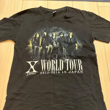 X JAPAN 월드 투어 T셔츠 S사이즈