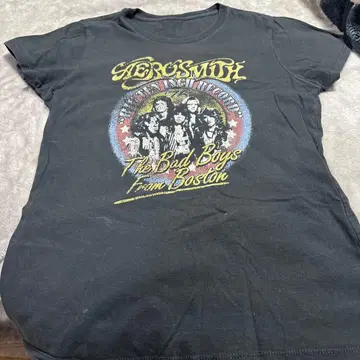 AEROSMITH 그래픽 T셔츠 블랙