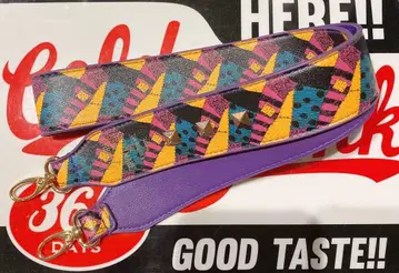 기하학 패턴 보라색 스트랩