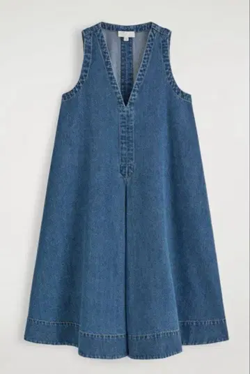 [새상품급] COS 데님 A라인 미니 드레스