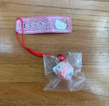 지역 한정 헬로키티 키티 스트랩 끈 장식 와시 와시 공예품