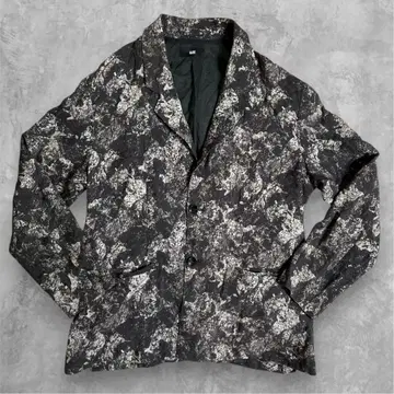 HARE 하레 추상 패턴 테일러드 자켓 올 패턴 카모 패턴 카모플라쥬