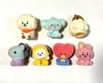 BT21 플로키 피규어 전종 세트