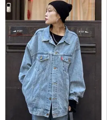 ungrid 빅 실루엣 데님 자켓