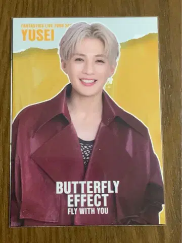 FANTASTICS 야기 유세이 포토 카드 시크릿